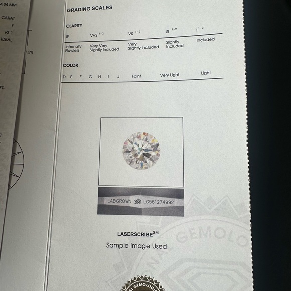 Engagement Ring 3carat - Picture 5 of 6